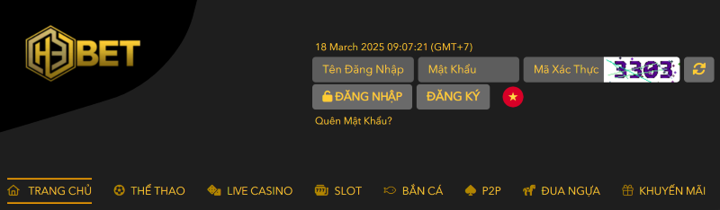 đăng nhập h3bet