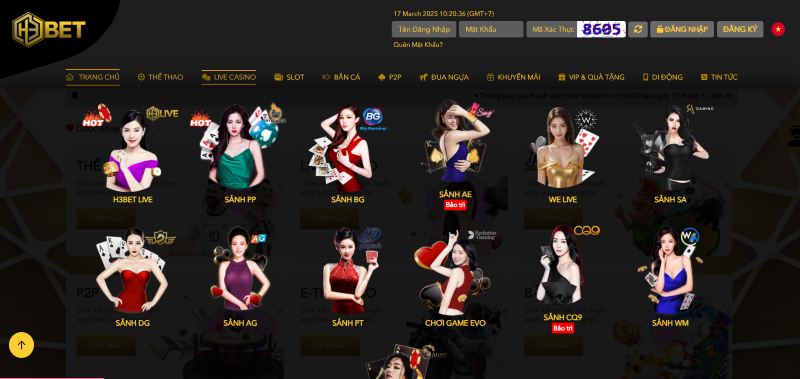 Trang chủ 30 game đổi thưởng H3bet